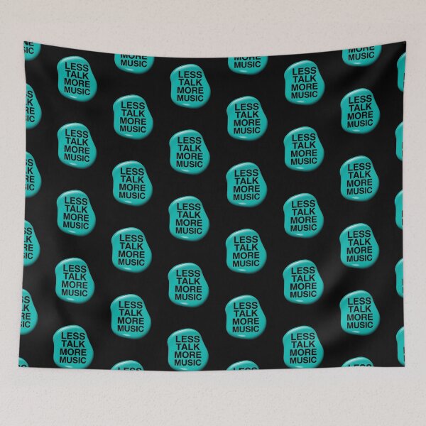 Item preview, Less talk more music | Music therapist designed and sold by SocialStaticz.