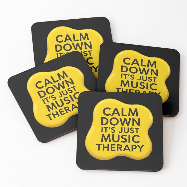 Item preview, Calm down it's just music therapy | Music therapist designed and sold by SocialStaticz.