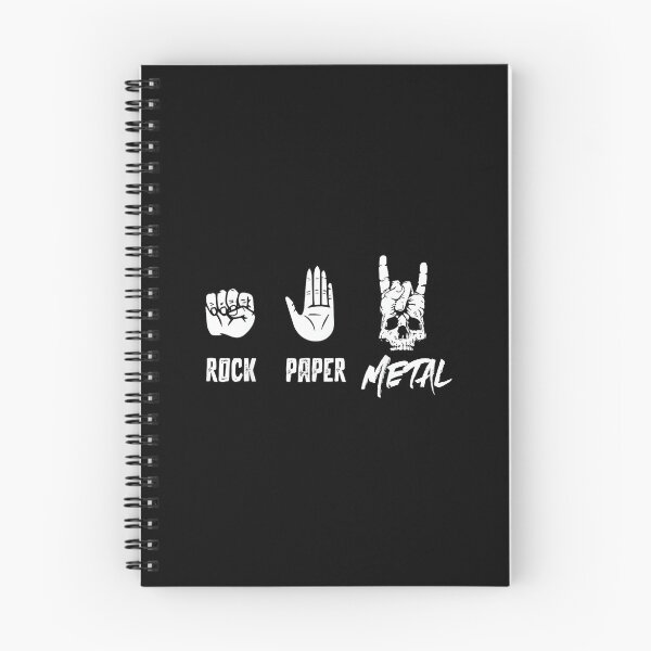 Item preview, Rock Paper Metal - Heavy Metal Music designed and sold by AnnUWatts.
