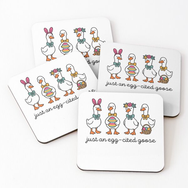 Item preview, Just An Egg-Cited Goose Funny Easter Day designed and sold by gunaone-design.