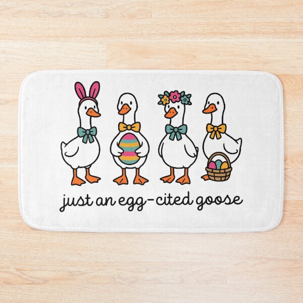 Item preview, Just An Egg-Cited Goose Funny Easter Day designed and sold by gunaone-design.
