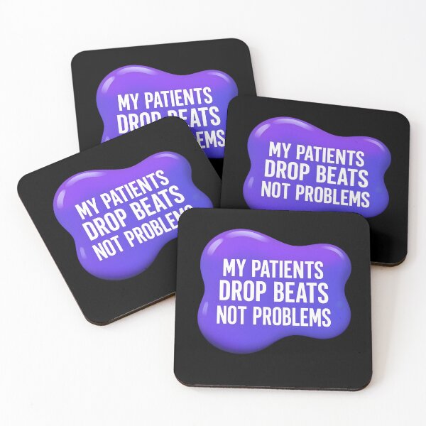 Item preview, My patients drop beats not problems | Music therapist designed and sold by SocialStaticz.