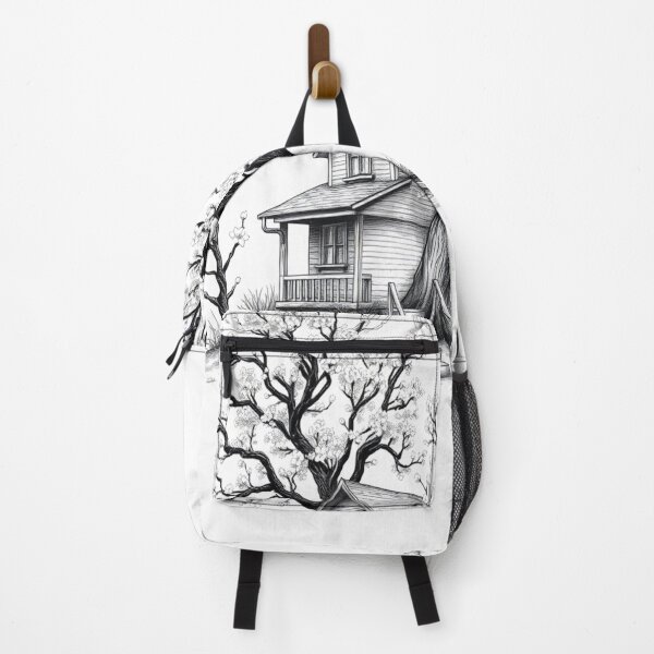 Item preview, Tree House Mountain Sketch Sticker iPhone case mug t-shirt bag designed and sold by ArtByTripti.