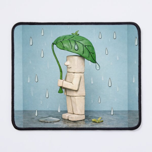 Item preview, Leaf umbrella・1 - Miniature/stop motion (clay) style designed and sold by D-Line-Aki.