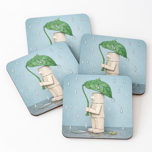 Item preview, Leaf umbrella・1 - Miniature/stop motion (clay) style designed and sold by D-Line-Aki.