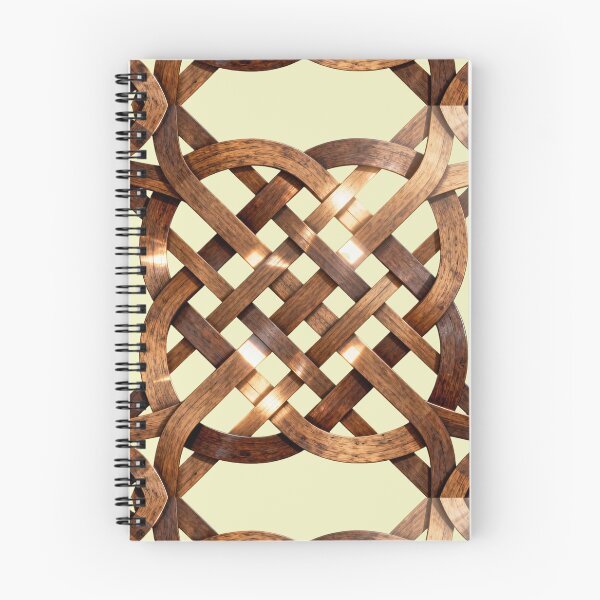Item preview, A woven pattern made of wood designed and sold by Ratatosk-AI.