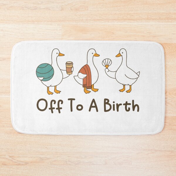 Item preview, Off To A Birth Funny Doula Goose Birth Coach Humor Midwife Labor Delivery Gift designed and sold by gunaone-design.