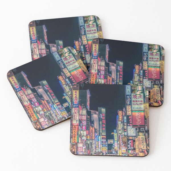 Item preview, Tokyo Japan Night City Neon Lights Aesthetic Street designed and sold by The fandom.