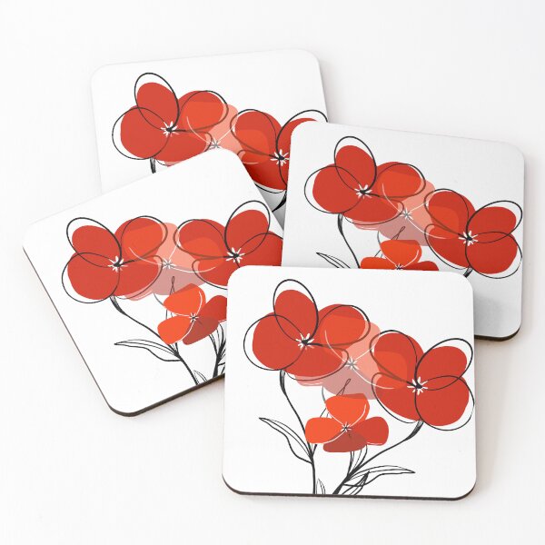 Item preview, Abstract flowers designed and sold by MirelaBadea.