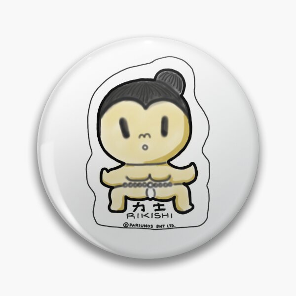 Item preview, Sumo Wrestler Sticker - Japanese Traditional Rikishi, Culture Gift, Chibi Style designed and sold by Pariunos.