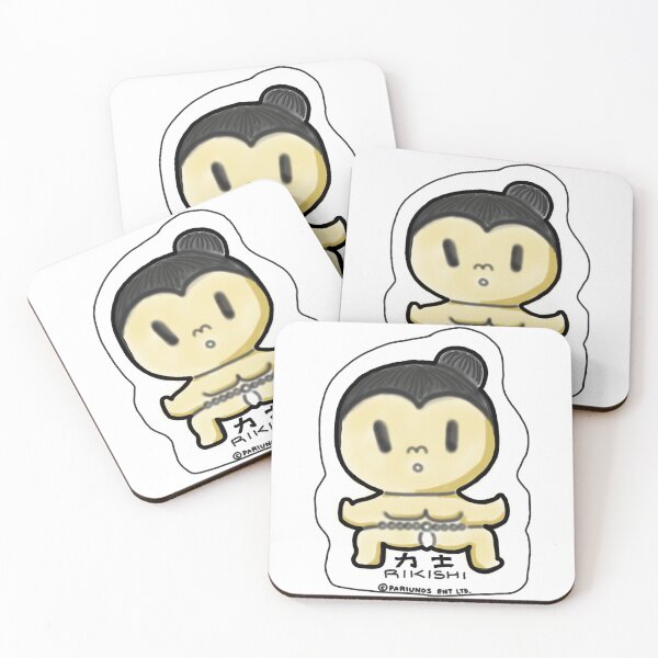 Item preview, Sumo Wrestler Sticker - Japanese Traditional Rikishi, Culture Gift, Chibi Style designed and sold by Pariunos.