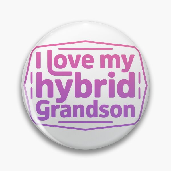 Item preview, I Love My Hybrid Grandson designed and sold by graphic-genie.