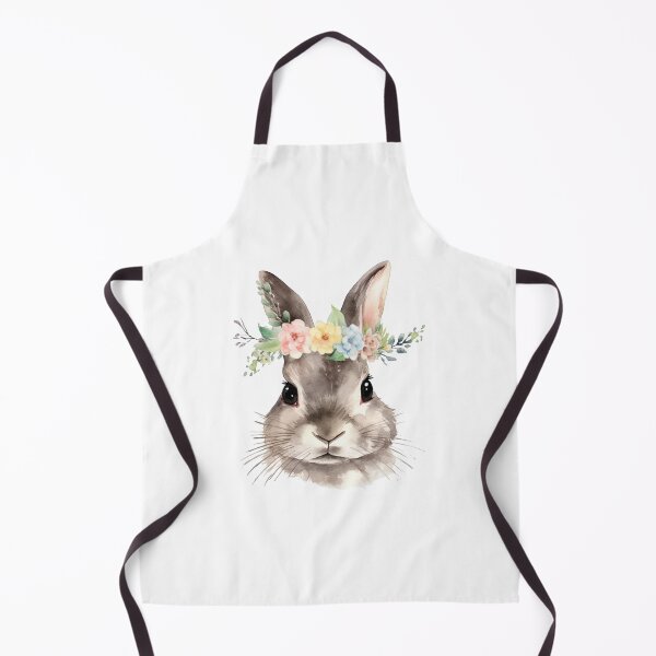 Item preview, Cute Easter Bunny Spring Flowers Painting designed and sold by AussieMomma.