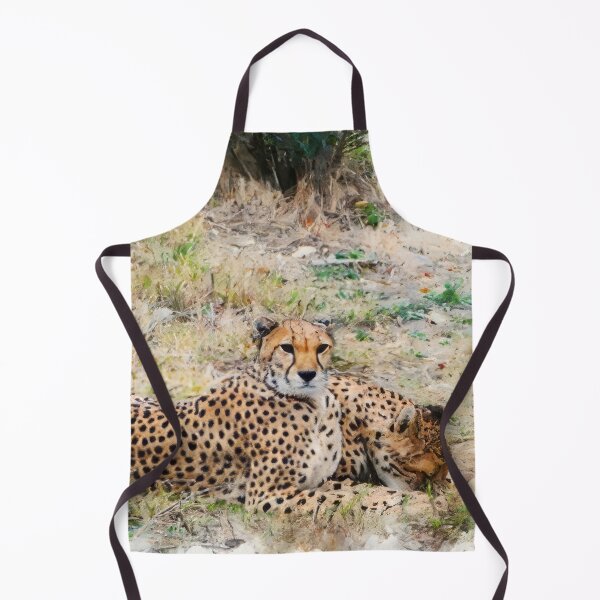 Item preview, Cheetah at Rest – Wildlife Photography Transformed into Watercolor Art designed and sold by M.ALK.Watercolor.