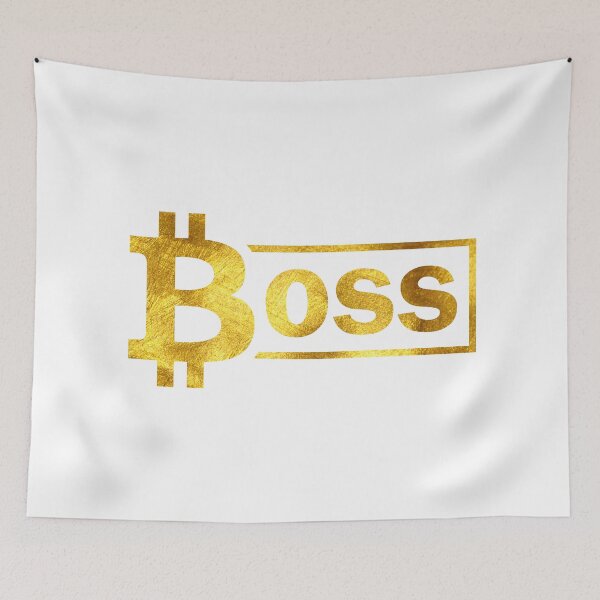Item preview, Bitcoin boss.  #redbubble #decor #buyart #artprint designed and sold by hakobyans.