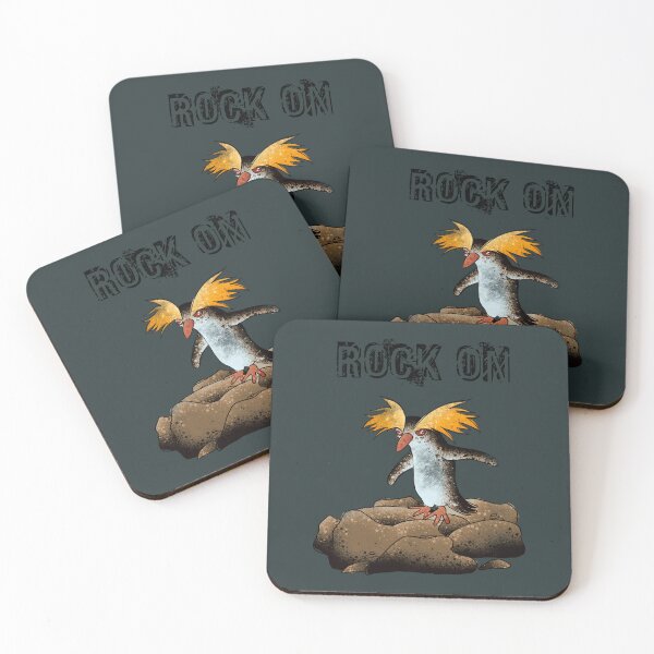 Item preview, Rock On Rockhopper Penguin - Cute Rocker Bird Illustration designed and sold by TheArtOfTreble.