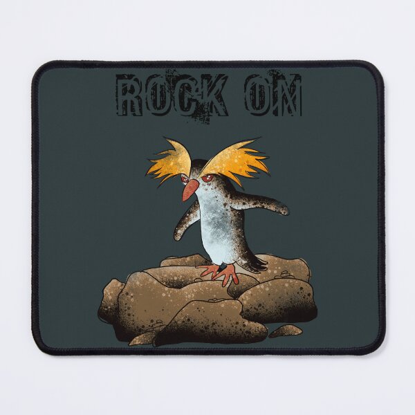 Item preview, Rock On Rockhopper Penguin - Cute Rocker Bird Illustration designed and sold by TheArtOfTreble.