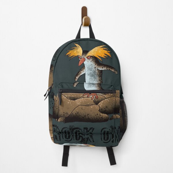 Item preview, Rock On Rockhopper Penguin - Cute Rocker Bird Illustration designed and sold by TheArtOfTreble.