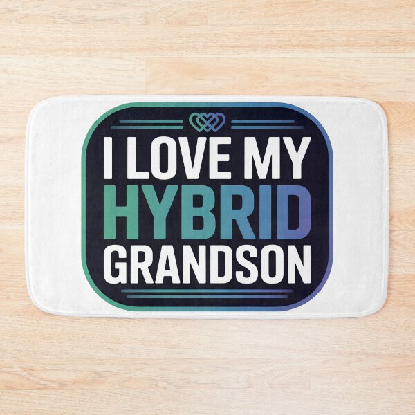 Item preview, I Love My Hybrid Grandson designed and sold by graphic-genie.