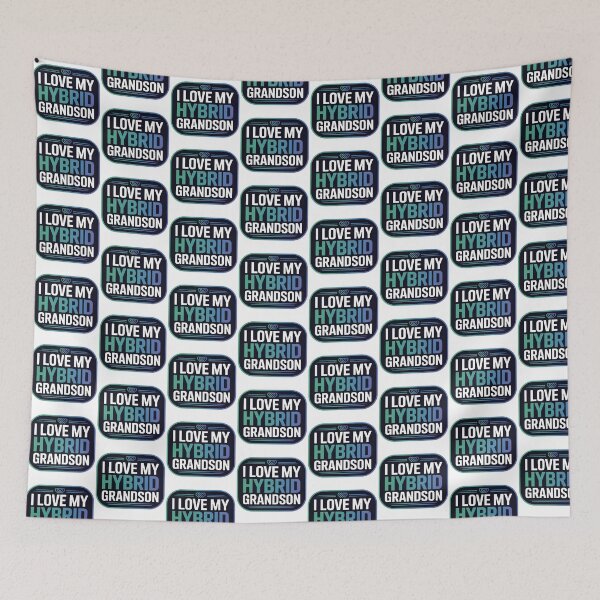 Item preview, I Love My Hybrid Grandson designed and sold by graphic-genie.