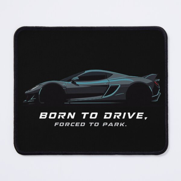 Item preview, Born To Drive, Forced To Park — Sports Car Silhouette Design designed and sold by magiquecreations.