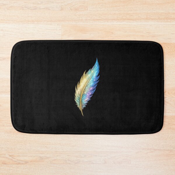 Item preview, Iridescent Golden Blue Fantasy Feather designed and sold by RobertLeibowitz.