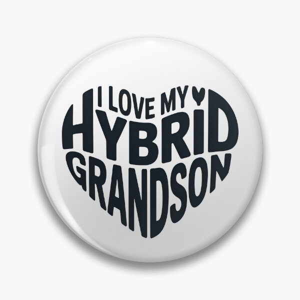 Item preview, I Love My Hybrid Grandson designed and sold by graphic-genie.