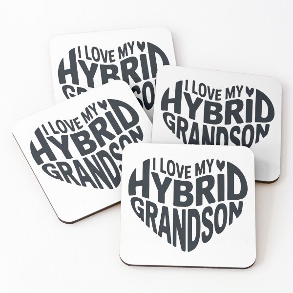 Item preview, I Love My Hybrid Grandson designed and sold by graphic-genie.