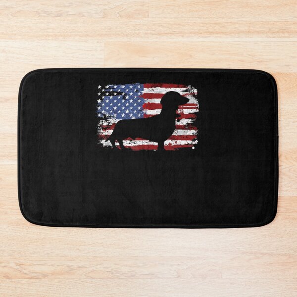 Item preview, Dachshund Weiner Vintage American Flag designed and sold by Boutkimaewab.