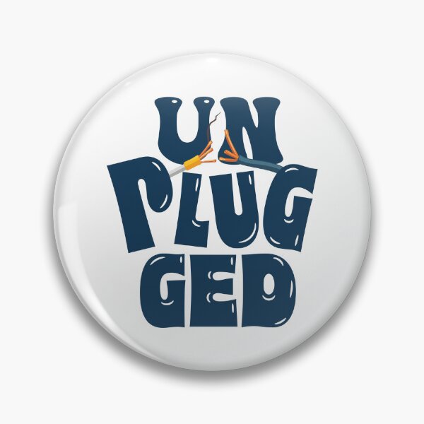 Item preview, Deep Space Blue Vintage Groovy Quote – Unplugged Retro Type designed and sold by knag_sunpetal.