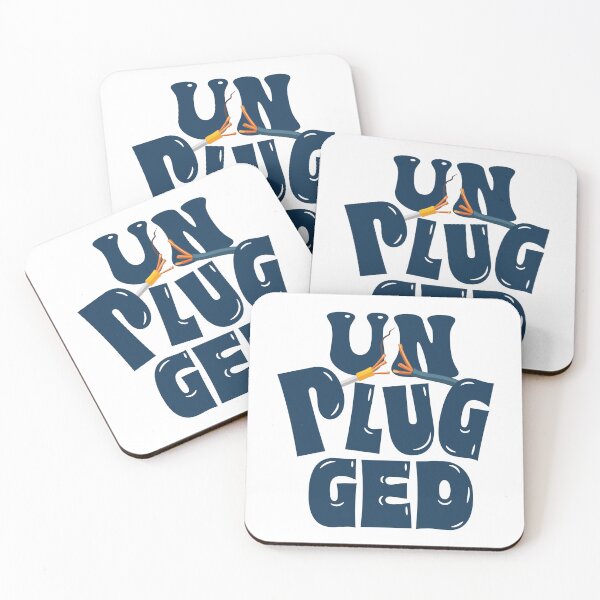 Item preview, Deep Space Blue Vintage Groovy Quote – Unplugged Retro Type designed and sold by knag_sunpetal.