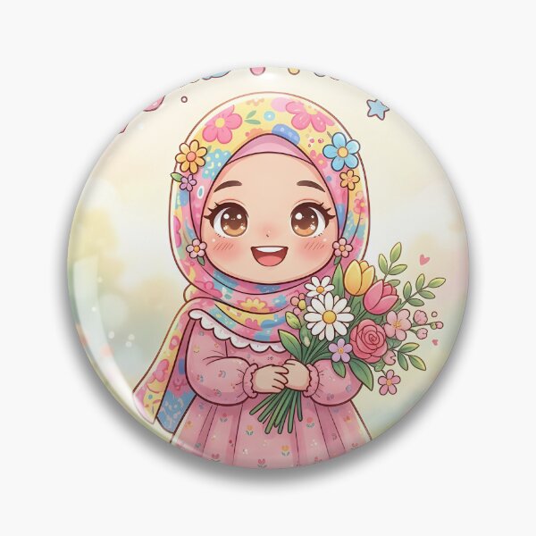 Item preview, Hijab Princess in Bloom designed and sold by Hustle DNA Studio.