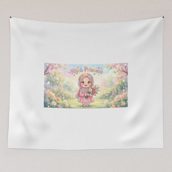 Item preview, Hijab Princess in Bloom designed and sold by Hustle DNA Studio.