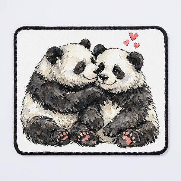 Item preview, Pandas In Love designed and sold by Lion and Lamb Design.