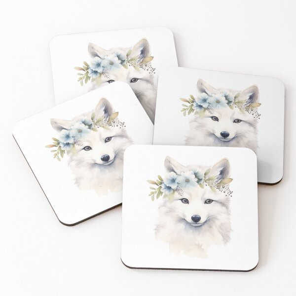 Item preview, Spring Pastel Floral Flower Fox designed and sold by AussieMomma.