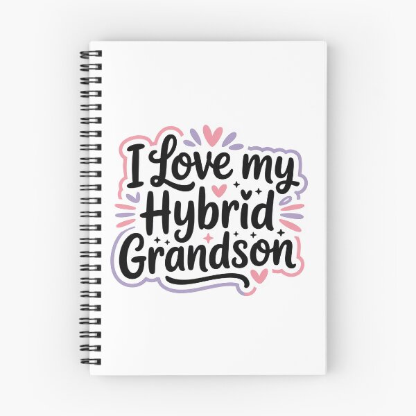 Item preview, I Love My Hybrid Grandson designed and sold by graphic-genie.