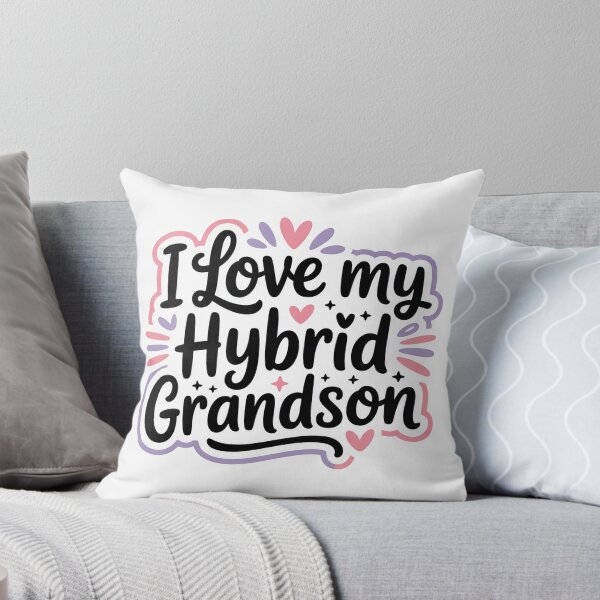 Item preview, I Love My Hybrid Grandson designed and sold by graphic-genie.