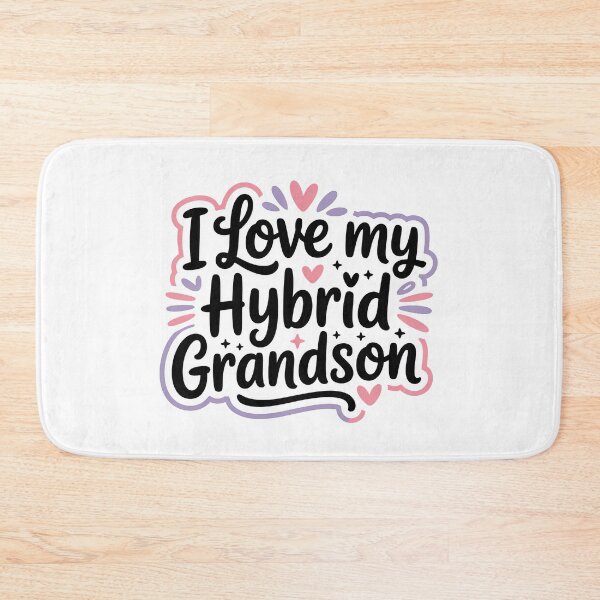 Item preview, I Love My Hybrid Grandson designed and sold by graphic-genie.