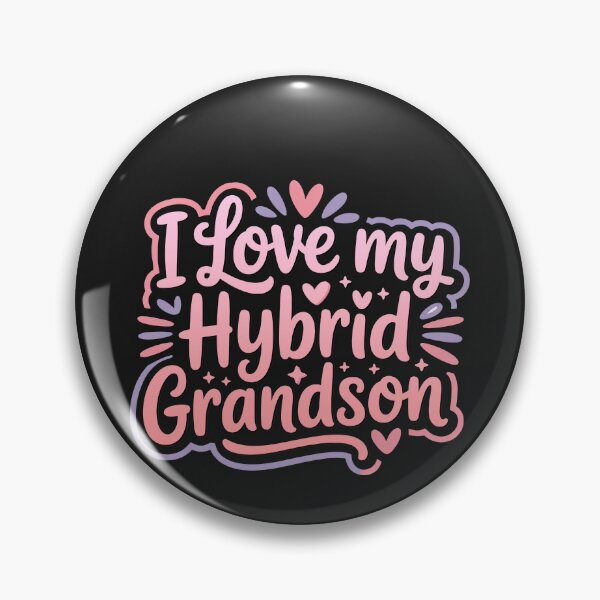 Item preview, I Love My Hybrid Grandson designed and sold by graphic-genie.