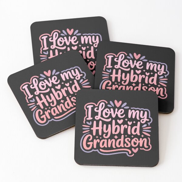 Item preview, I Love My Hybrid Grandson designed and sold by graphic-genie.