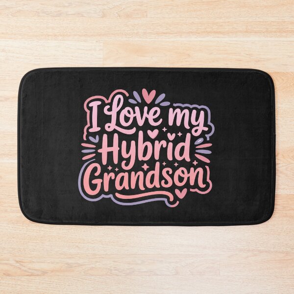 Item preview, I Love My Hybrid Grandson designed and sold by graphic-genie.