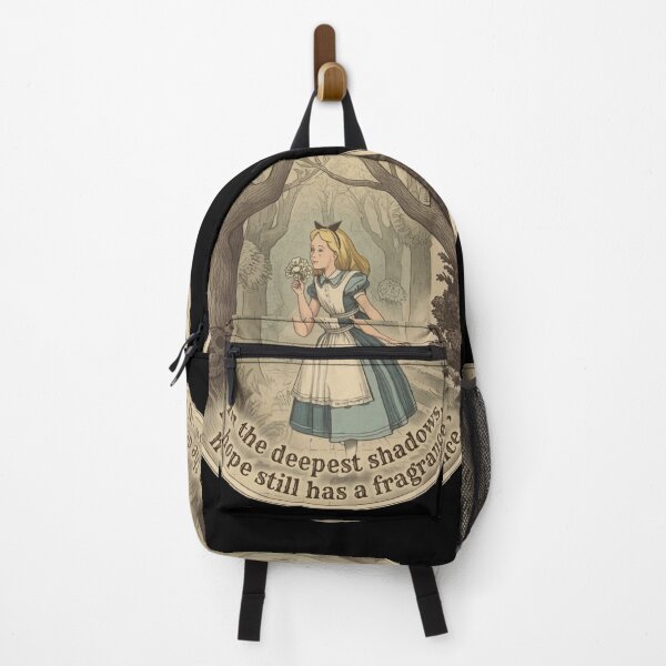 Item preview, Vintage Alice in the Dark Woods - Whimsical Hope Illustration designed and sold by Rose Collection Shop.