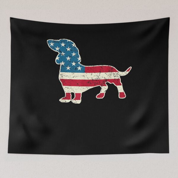 Item preview, Dachshund 4th of July American Flag Dog Lovers Men Women USA designed and sold by Boutkimaewab.