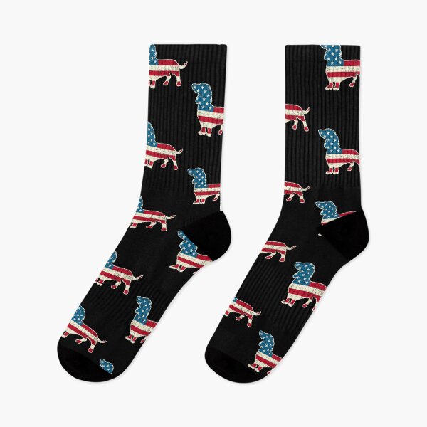 Item preview, Dachshund 4th of July American Flag Dog Lovers Men Women USA designed and sold by Boutkimaewab.