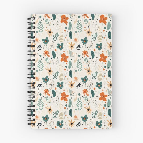 Item preview, Orange Retro Flower Motif designed and sold by PetalandPixal.