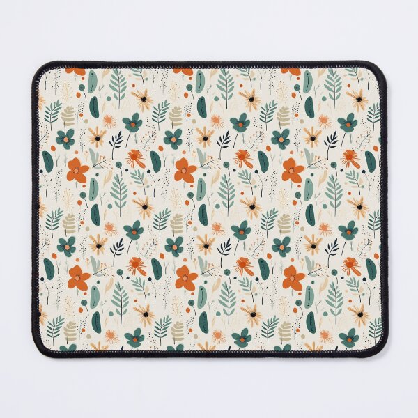 Item preview, Orange Retro Flower Motif designed and sold by PetalandPixal.