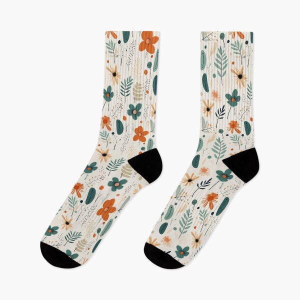Item preview, Orange Retro Flower Motif designed and sold by PetalandPixal.