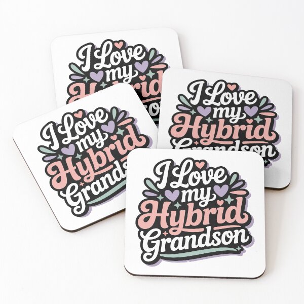 Item preview, I Love My Hybrid Grandson designed and sold by graphic-genie.