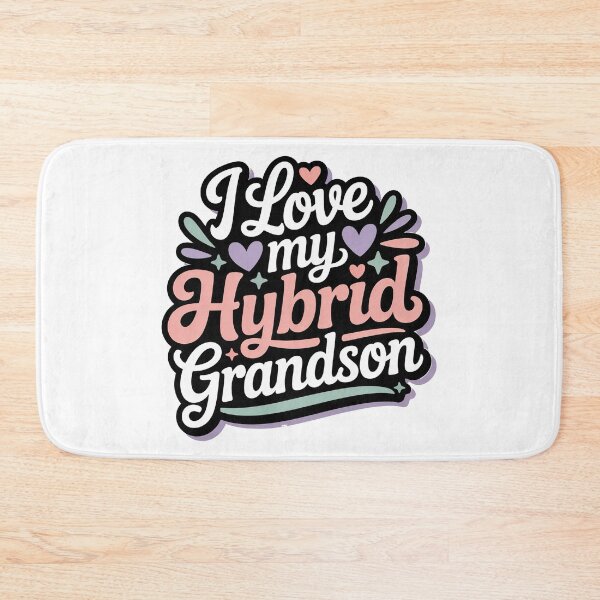 Item preview, I Love My Hybrid Grandson designed and sold by graphic-genie.