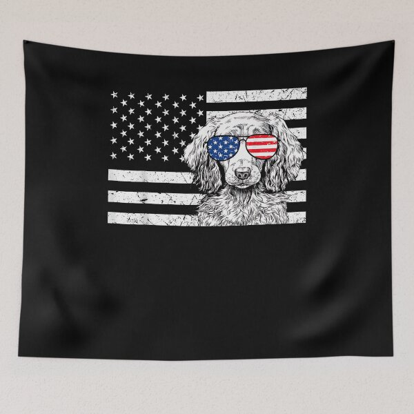 Item preview, Dachshund Weiner Dog 4th of July US American Flag Patriotic designed and sold by Boutkimaewab.